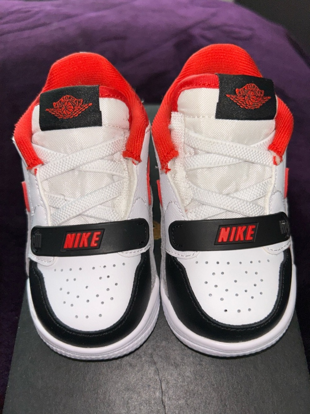 Jordan Legacy 312 Low (TD) Fire Red - size 6C